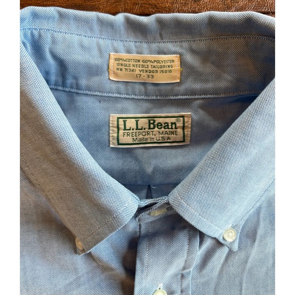 L.L. Bean Shirts Vintage Ll Bean Made In Usa Button Down Shirt Mens Size 733 Poshmark